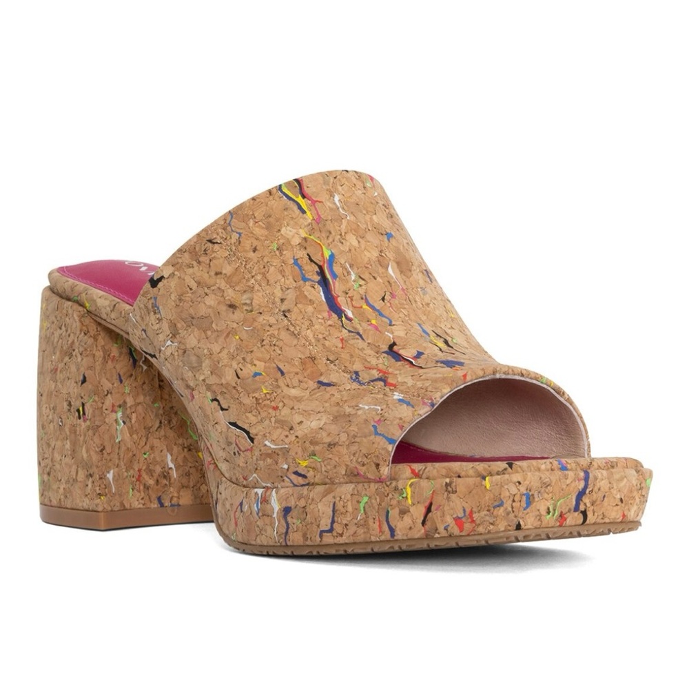 Donald Pliner Turner cork mules NIB. Never worn.